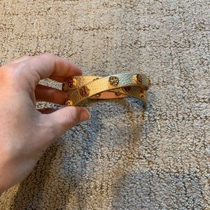 Tory Burch Leather Wrap Bracelet